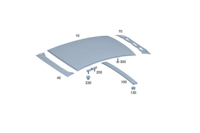 19903311 - Roof: Self-Tap. Hex. Head Screw for Mercedes-Benz Image image