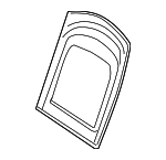 52109129405 - Body: Seat Back Panel for BMW: 328i, 335i, M3 Image