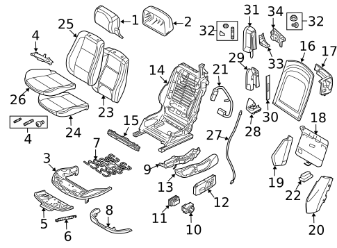 Front Seat Components for 2009 BMW M3 #0
