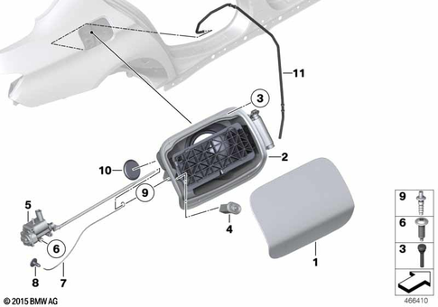 Body-Rear Body for 2014 BMW Hybrid 5 #1