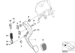 35311161586 - Pedals: Clutch Pedal for BMW Image