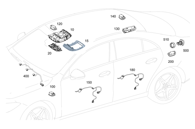 9003419 - Electrical System: Control Unit for Mercedes-Benz: A220, A35 AMG, CLA250, CLA35 AMG, CLA45 AMG, CLA45 AMG S Image image