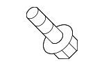 N10156307 - Exhaust: Exhaust Manifold Heat Shield Bolt for Porsche Image