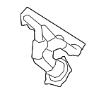 94811113000 - Exhaust: Exhaust Manifold for Porsche: Cayenne Image