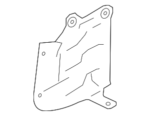 648393TA0A - Body: Splash Guard for Nissan: Altima, Maxima Image