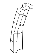 7B0867243AES3 - Body: Upper Center Pillar Trim for Volkswagen: Routan Image