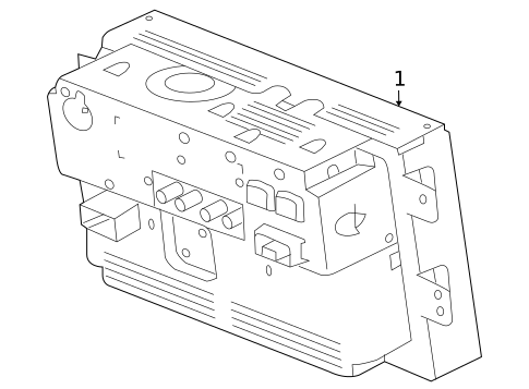 Navigation System Components for 2017 Jaguar XF #1