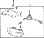 84501AC340 - Electrical: Fog Lamp Assembly for Subaru Image