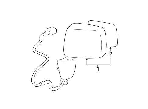 Outside Mirrors for 2003 Lexus RX300 #0