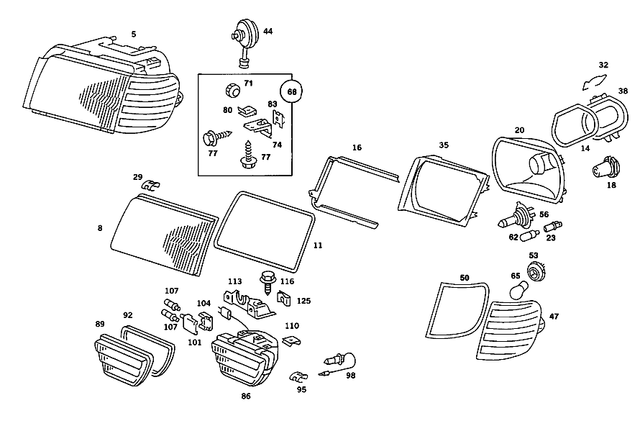 8261424 - : Cover for Mercedes-Benz Image