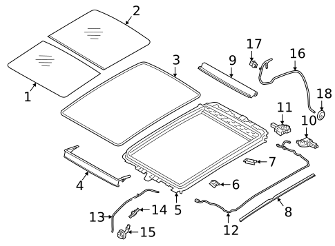 Sunroof for 2024 Subaru Ascent #0