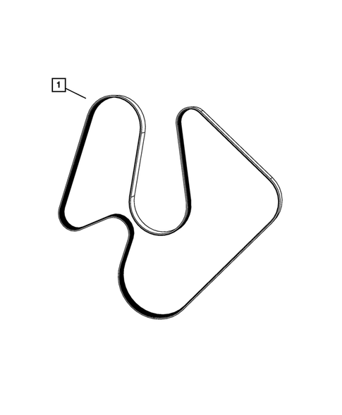 Drive Belts for 2009 Jeep Liberty #0