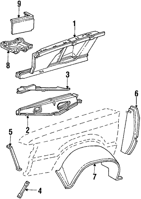 Inner Components for 1984 Ford LTD #0