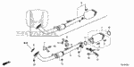 365375A2A00 - Electrical/Exhaust/Heater/Fuel: STAY, SENSOR HARNESS (B) for Honda Image