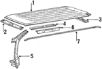 MB506690 - : Roof Rail for Mitsubishi Image