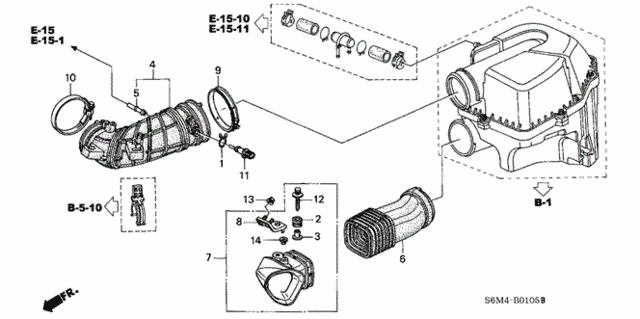 Air Flow Tube for 2005 Acura RSX #0