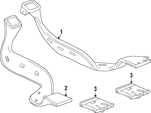 Ducts for 2025 Chevrolet Suburban #1