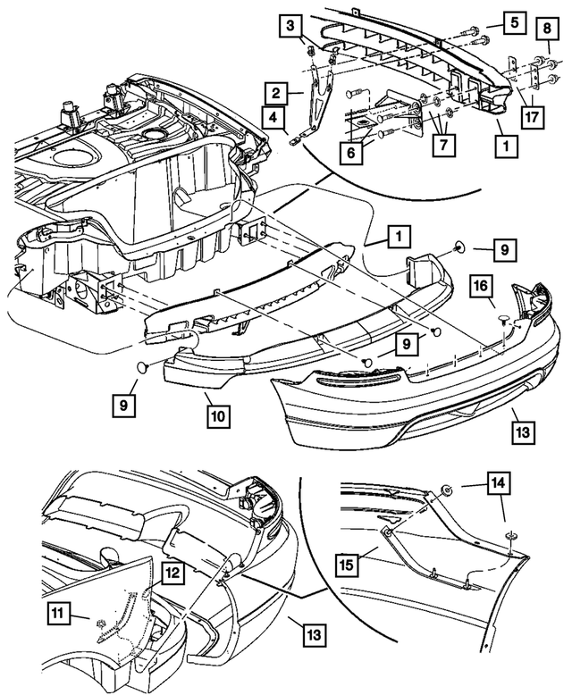 6504513 - Body Sheet Metal Except Doors: Hex Nut-coned Washer Nut And Washer for Dodge: Viper | Jeep: Grand Cherokee, Liberty Image