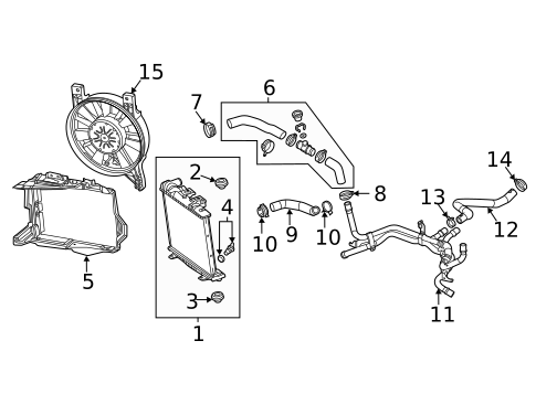 Radiator & Components for 2021 Chevrolet Corvette #0