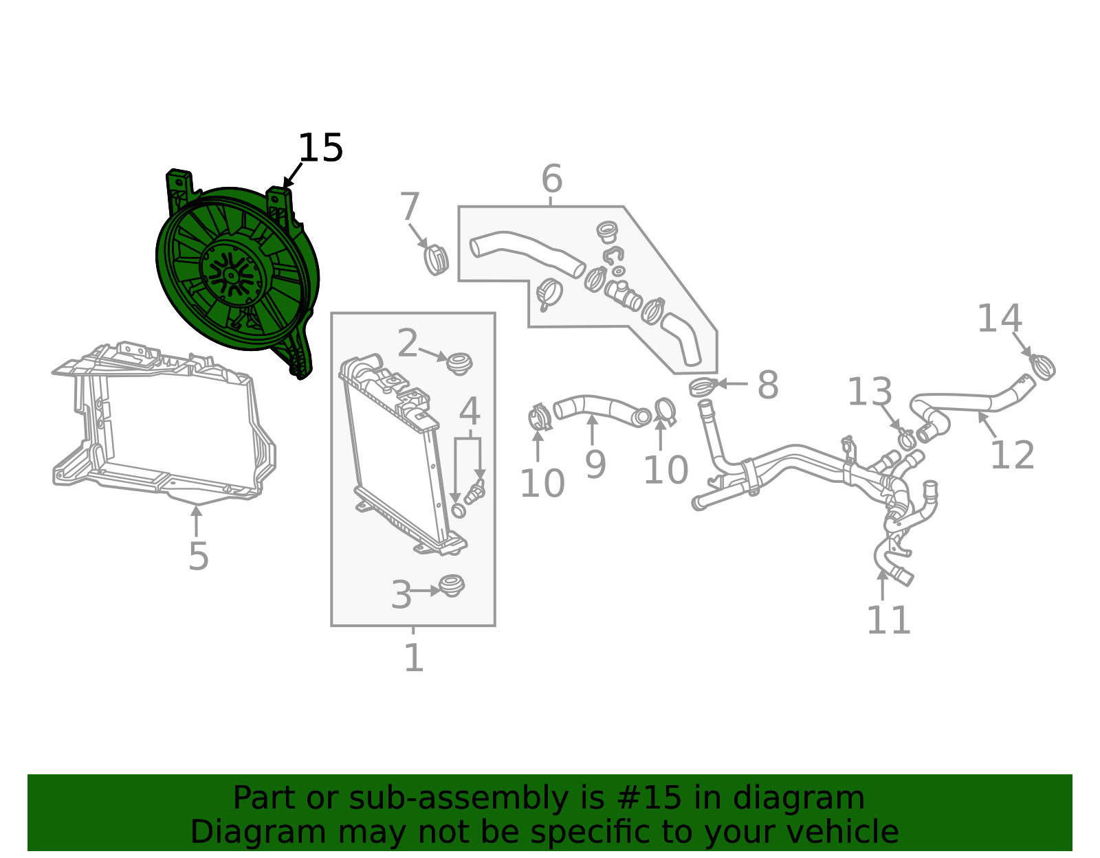 2021-2026 Chevrolet Corvette Fan 85670397 | OEM Parts Online