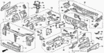 4684S10A01ZZ - : Wheelhouse Set, L Front for Honda Image