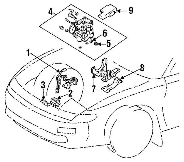 4454614010 - : ABS Pump Assembly Bushing for Toyota Image