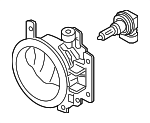 8321A668 - Electrical: Fog Lamp Assembly for Mitsubishi Image
