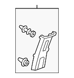 84111TK8A01ZC - : 2011-2017 Honda Odyssey - Garnish Assembly R Center Pillar (Upper) *YR400L* (Sienna Beige) for Honda: Odyssey Image