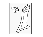 84123TK8A01ZC - Body: Lower Center Pillar Trim for Honda: Odyssey Image