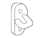 4780607AB - Body: Striker for Chrysler: Aspen | Dodge: Dakota, Durango | Jeep: Grand Cherokee, Liberty Image