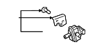 25860F0090 - Emission System: Valve Assembly for Toyota Image