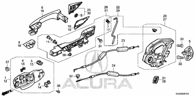 Rear Door Locks - Outer Handle for 2014 Acura RDX #0