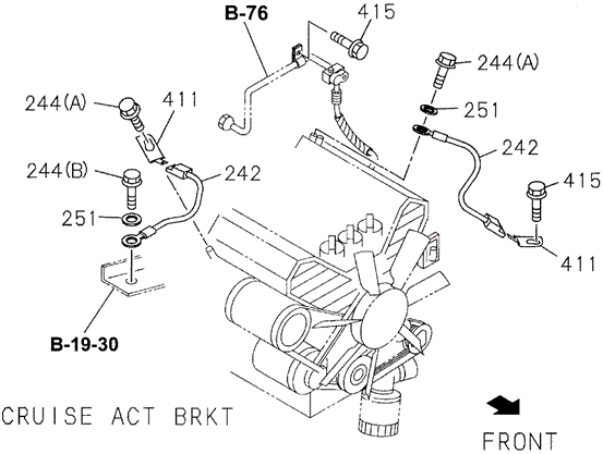 Wiring Harness (Engine) for 1997 Acura SLX #0