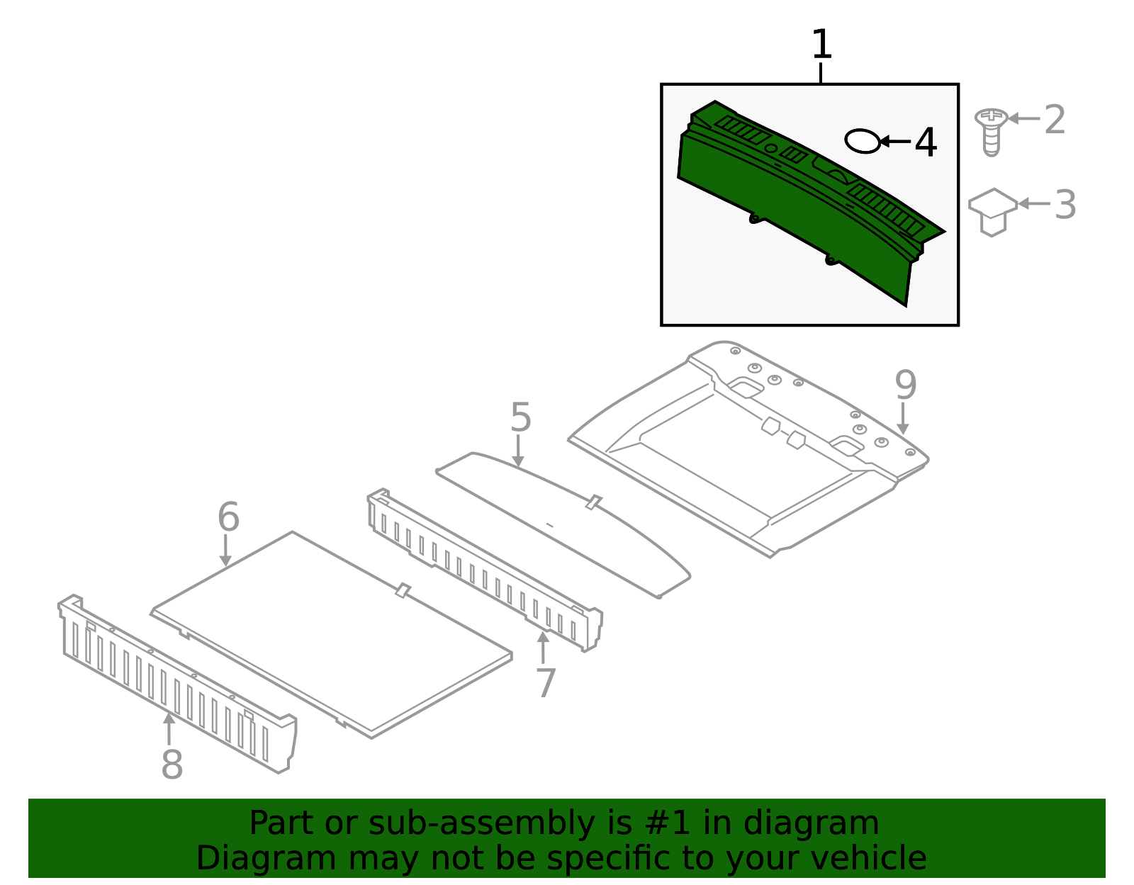 85770-2P500VA - Rear Sill Plate 2014-2015 Kia Sorento | Kia.Parts Store