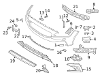 985181 - Body: License Bracket Screw for Volvo Image