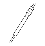 12230035934 - Electrical: Glow Plug for BMW: 328d, 328d xDrive, 530i, 535d, 535d xDrive, 540d xDrive, 540i, 740Ld xDrive, 740Li xDrive, X3, X5 Image