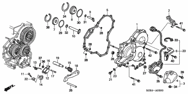 AT Left Side Cover (4AT) for 2000 Honda Odyssey #0