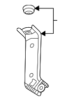 G91H248010 - : Reservoir Tank Mount Bracket for Lexus Image