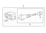 13540601 - Electrical: TPMS Sensor for Buick: Cascada, Encore, Envision, LaCrosse, Regal, Verano | Cadillac: ATS, CT6, CTS, ELR, Escalade, Escalade ESV, SRX, XT5, XTS | Chevrolet: Bolt EV, Camaro, Colorado, Cruze, Cruze Limited, Equinox, Impala, Malibu, Malibu Limited, Silverado 1500, Silverado 2500 HD, Silverado 3500 HD, Sonic, Spark, Spark EV, Suburban, Suburban 3500 HD, Tahoe, Trax, Volt | GMC: Canyon, Sierra 1500, Sierra 2500 HD, Sierra 3500 HD, Terrain, Yukon, Yukon XL Image