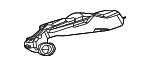 2968312400 - Body: Instrument Panel Air Duct for Mercedes-Benz Image