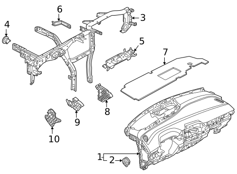 Instrument Panel for 2022 Volkswagen ID.4 #0