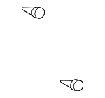 MR533347 - Body: Quarter Glass Clip for Mitsubishi: Lancer, Outlander, Outlander PHEV, Outlander Sport Image