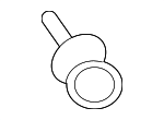 N10417901 - Body: Rocker Molding Rivet for Porsche Image