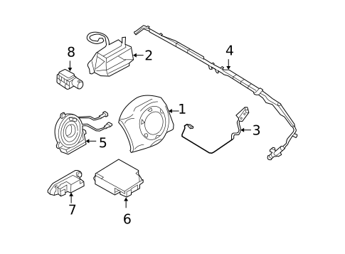 Air Bag Components for 2005 Mini Cooper #0