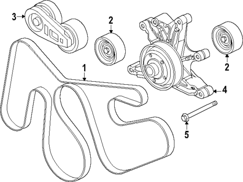Belts & Pulleys for 2023 Ford F-250 Super Duty #2