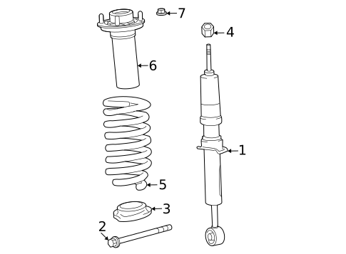 Struts & Components for 2024 Lexus GX550 #0