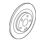 4615A287 - Brakes: Disc Brake Rotor for Mitsubishi: Outlander, Outlander PHEV Image