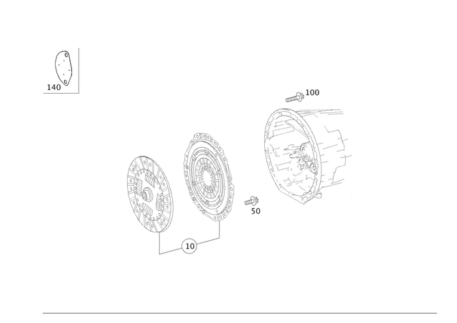 6420110008 - Clutch: Cap for Mercedes-Benz Image image