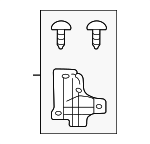 8119378080 - Electrical: Repair Bracket for Lexus: NX250, NX350, NX350h, NX450h+ Image