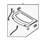 BHN968310A02 - : Luggage Cover for Mazda Image